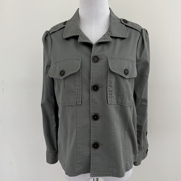 MARC BY MARC JACOBS || Fatigue Green Utility Jacket. Sz. S - Picture 2 of 14